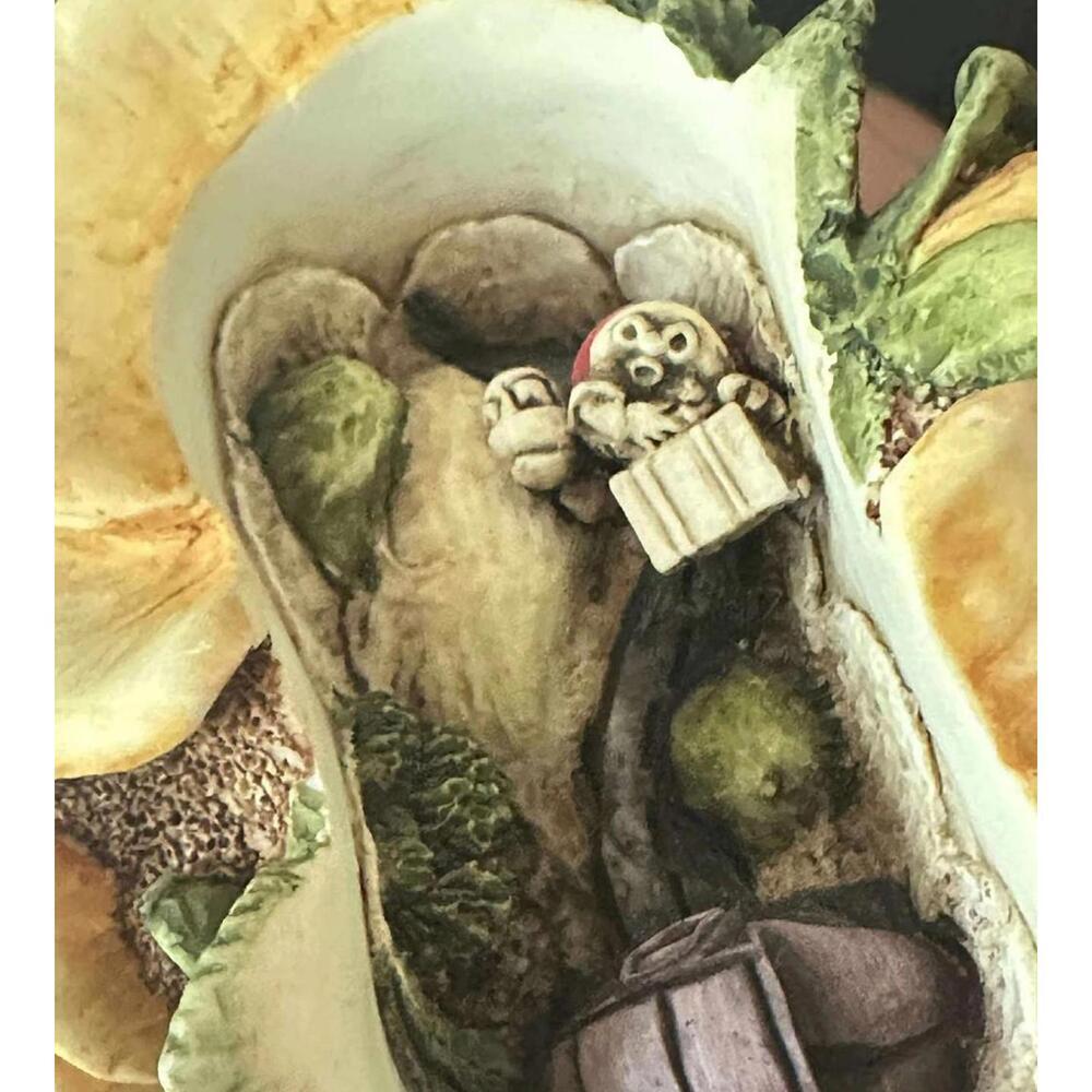 Yellow Rose Harmony Kingdom Trinket Box Figurine 🎁 HTF Rare Collectible🌿 - Picture 7 of 8